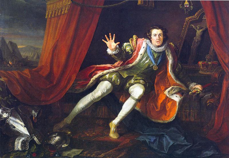 unknow artist David Garrick as Richard III in Colley Cibber's adaptation of the William Shakespeare play China oil painting art